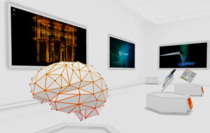 Aufnahme aus dem FMD 3D Showroom, Präsentation des module QNC Projekts